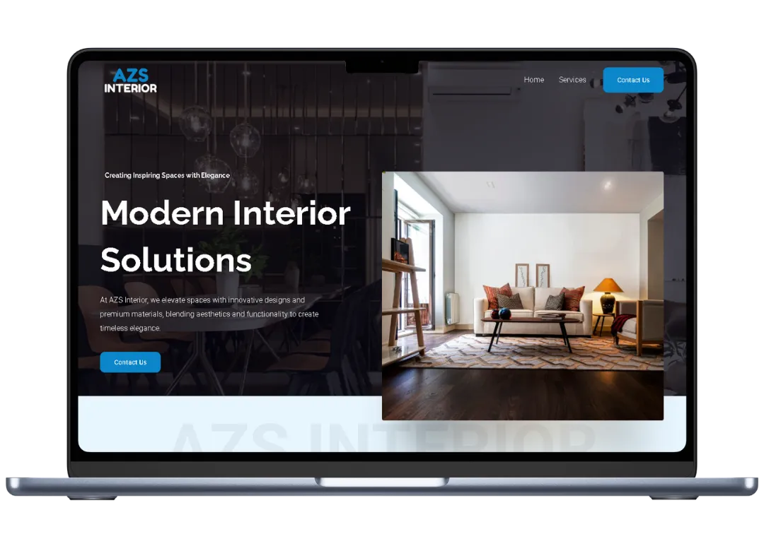 AZS Interior – Website Vorschau
